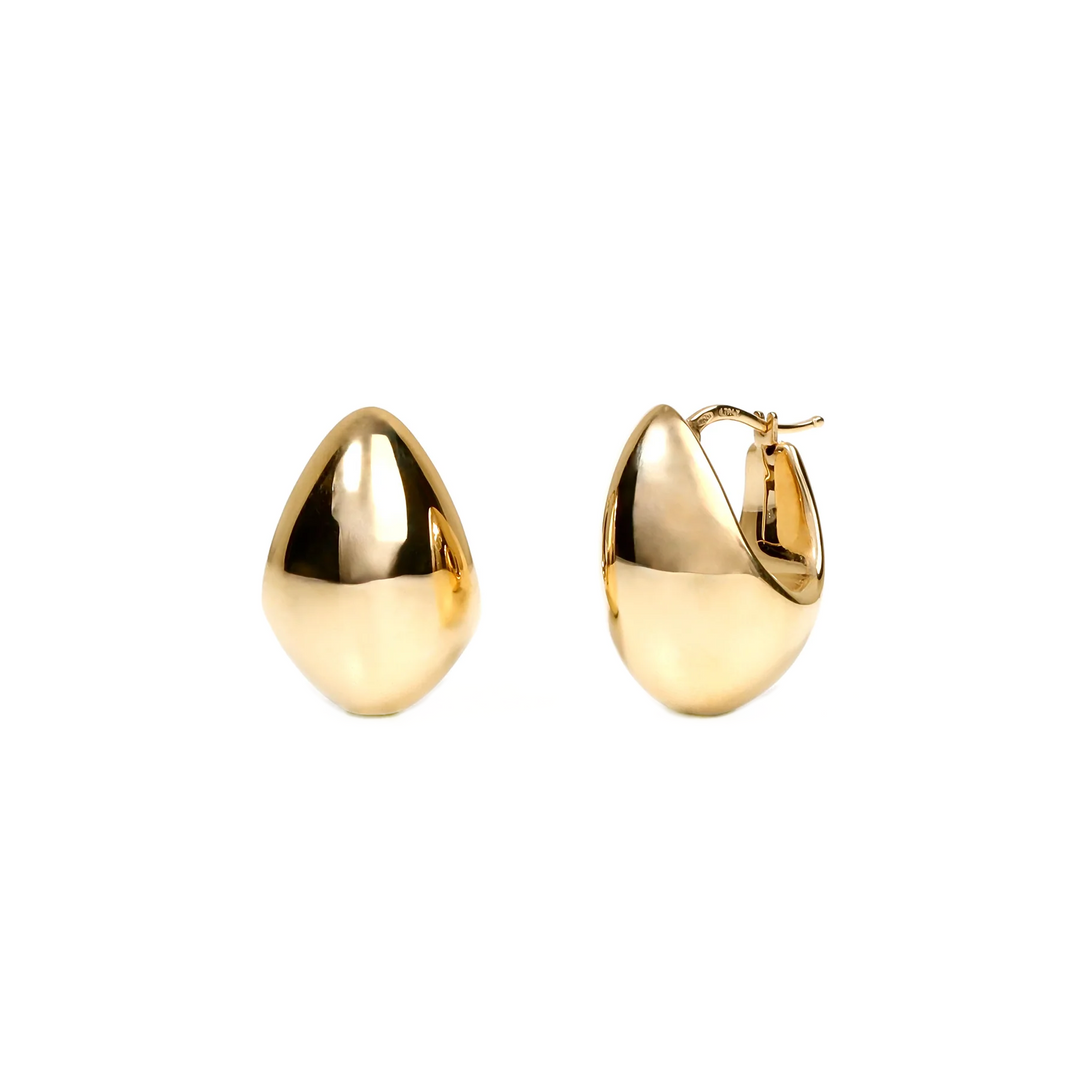 Argollas Chunky en V