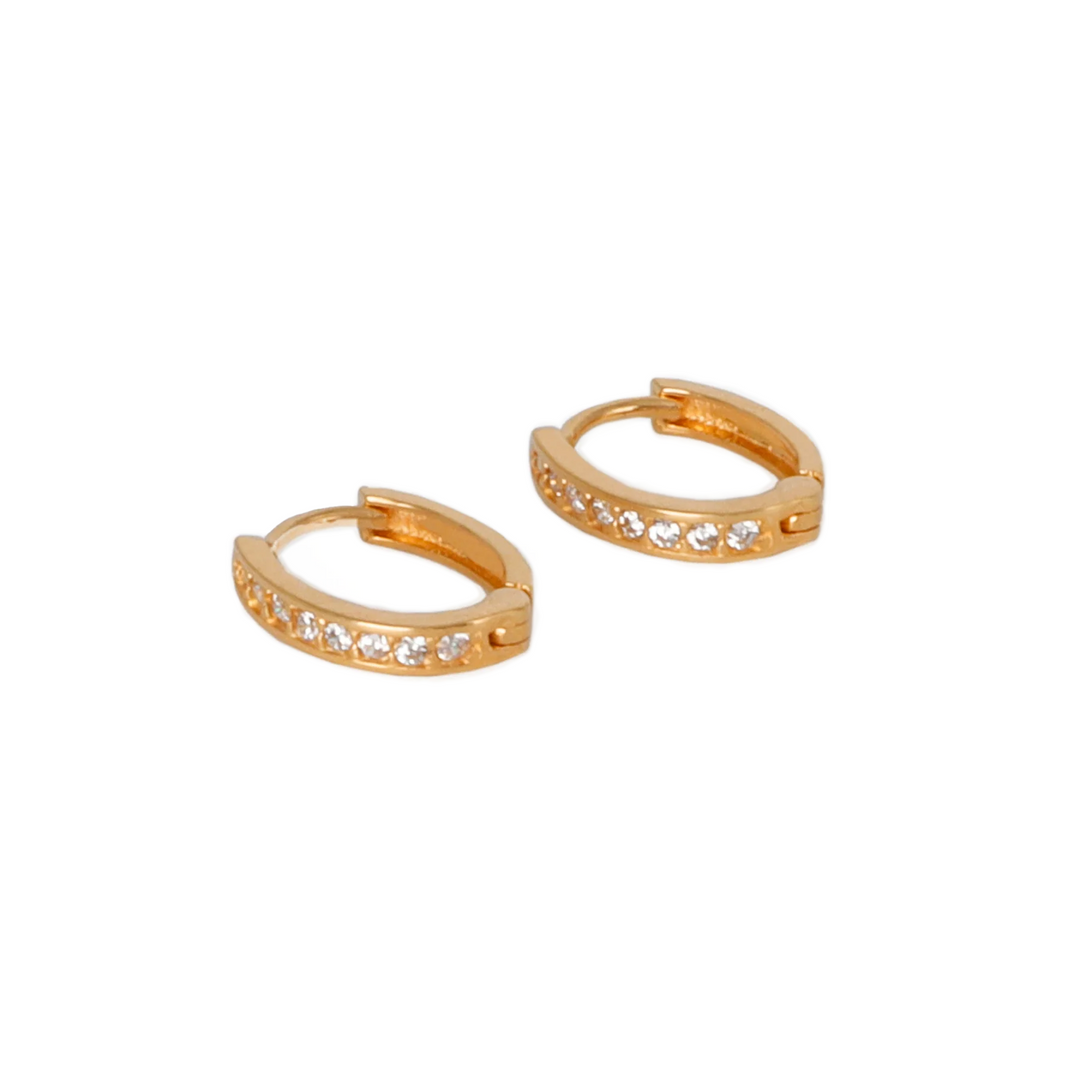 Argollas Ovaladas con Circones