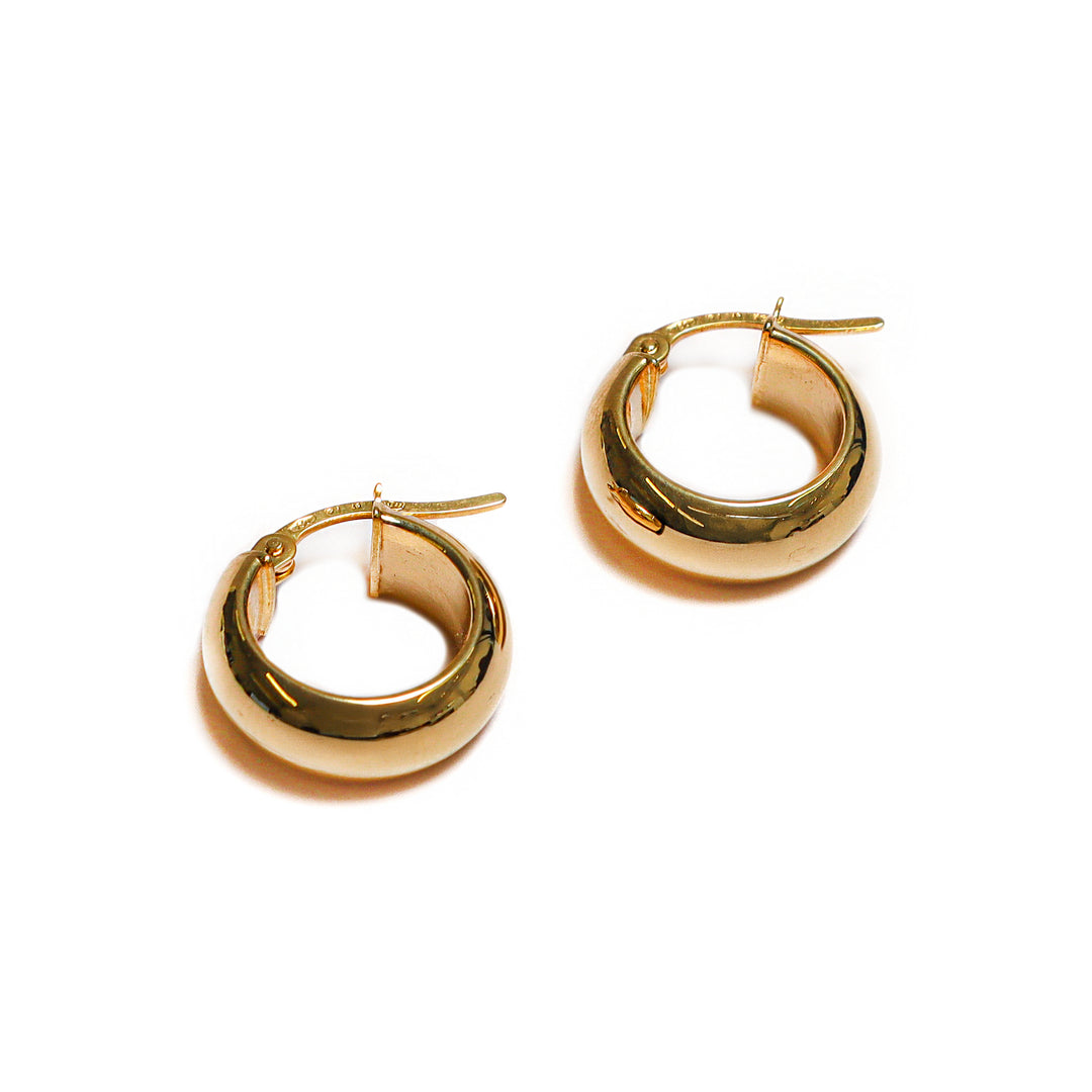 Argollas Media caña gruesas