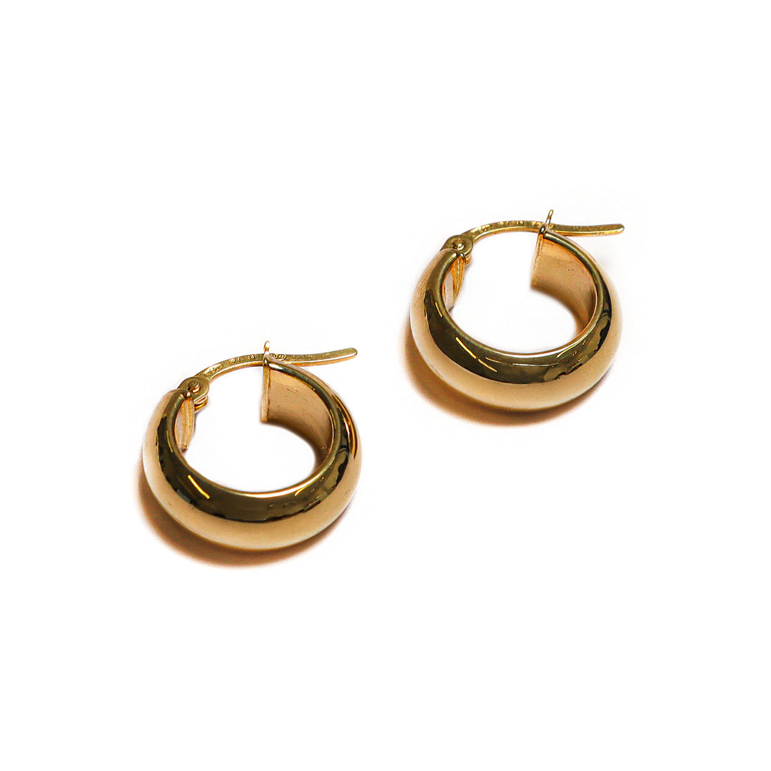 Argollas Media caña gruesas