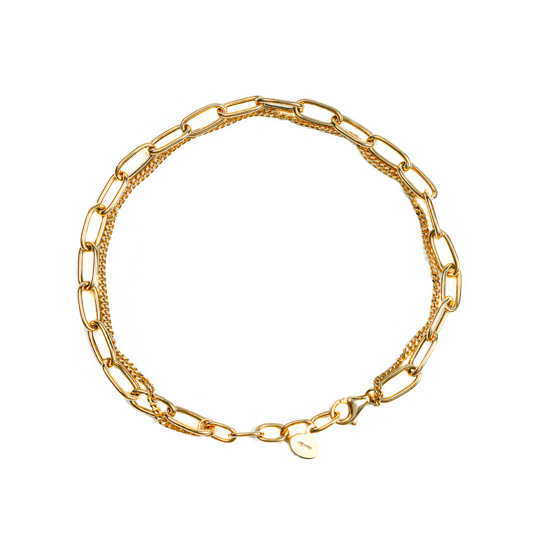Pulsera Paper Clip+ mini Tejido cubana