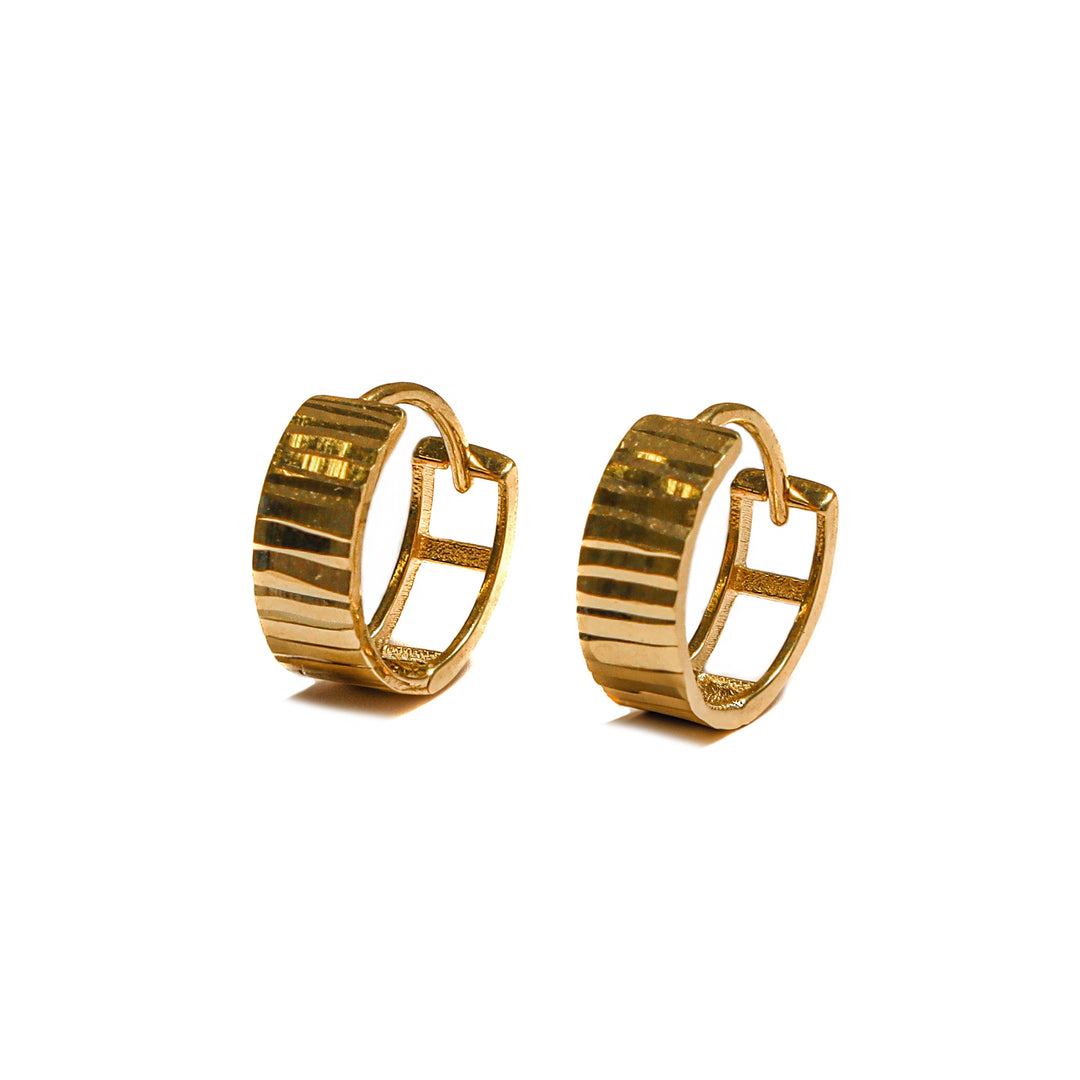 Argollas Media Caña Diamantadas