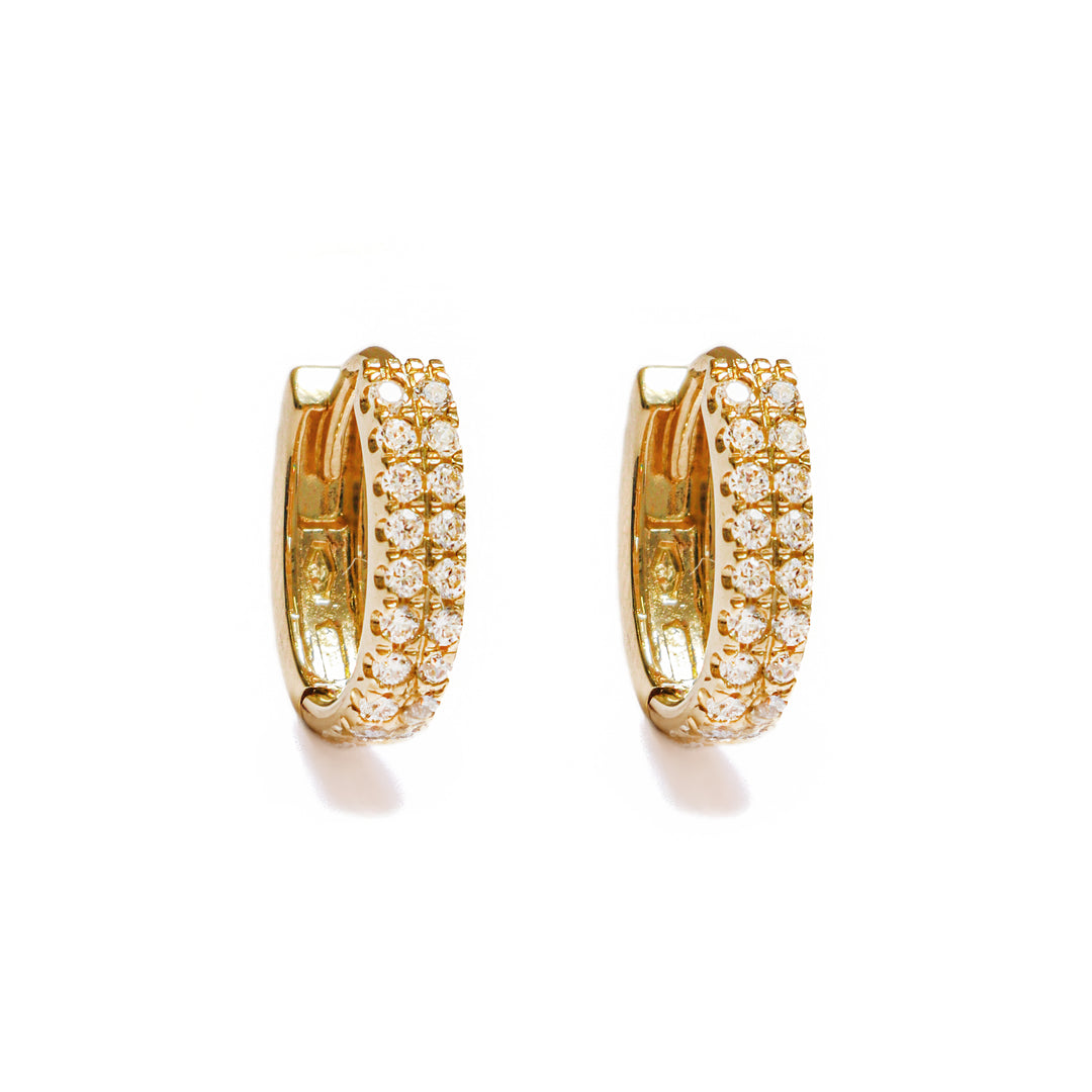 Argollas ovaladas con circones