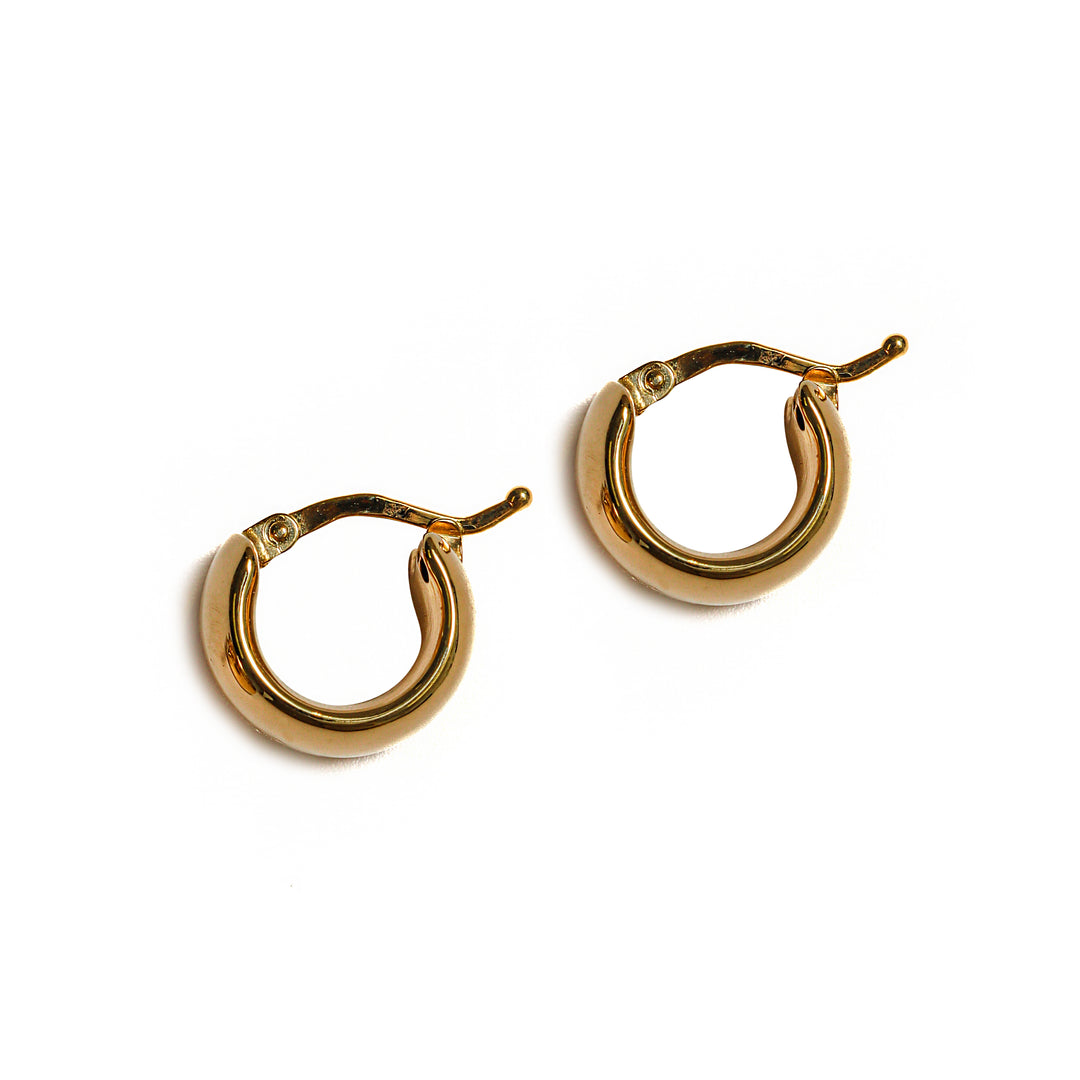 Argollas Chunky media Caña