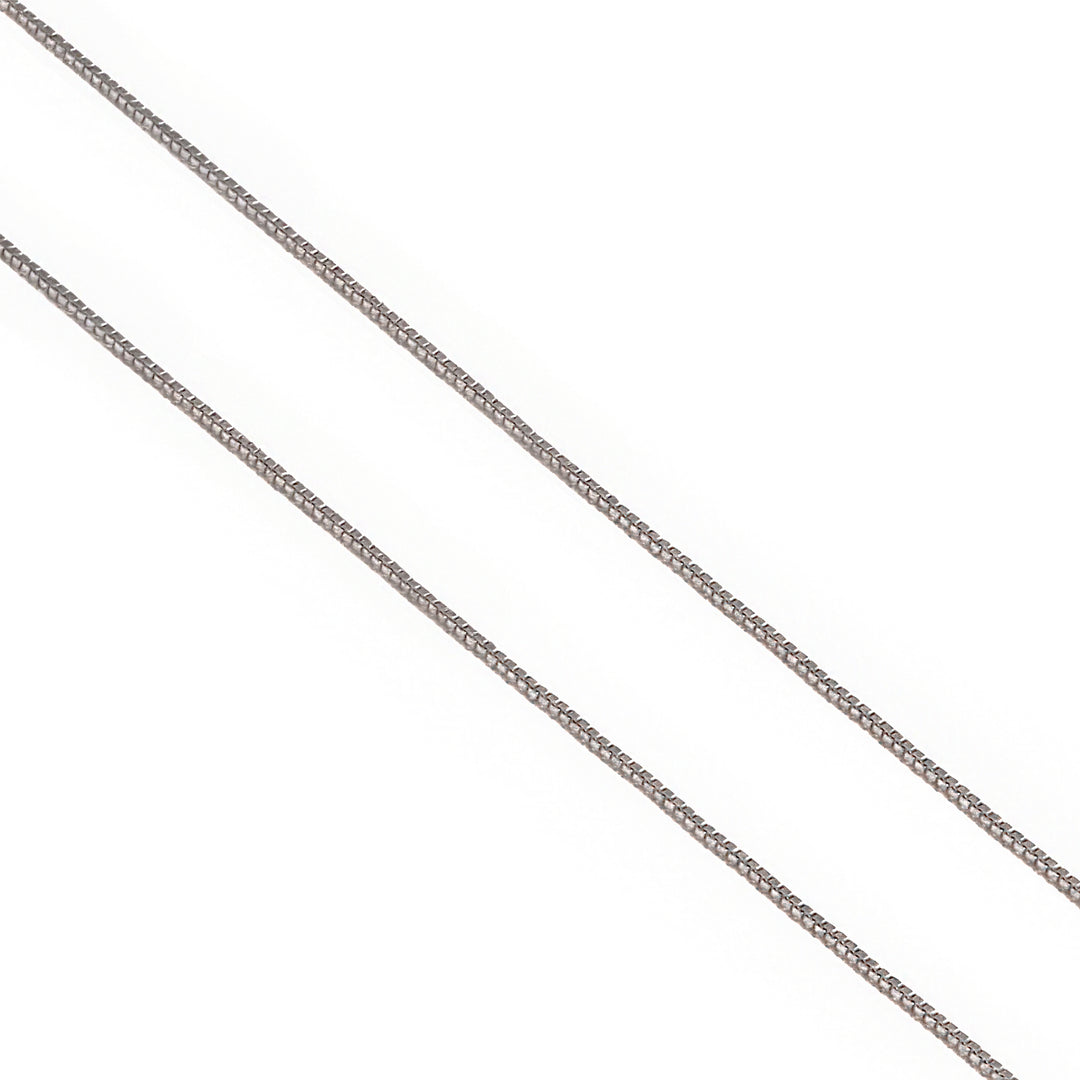 Cadena Veneciana Oro Blanco 45cm