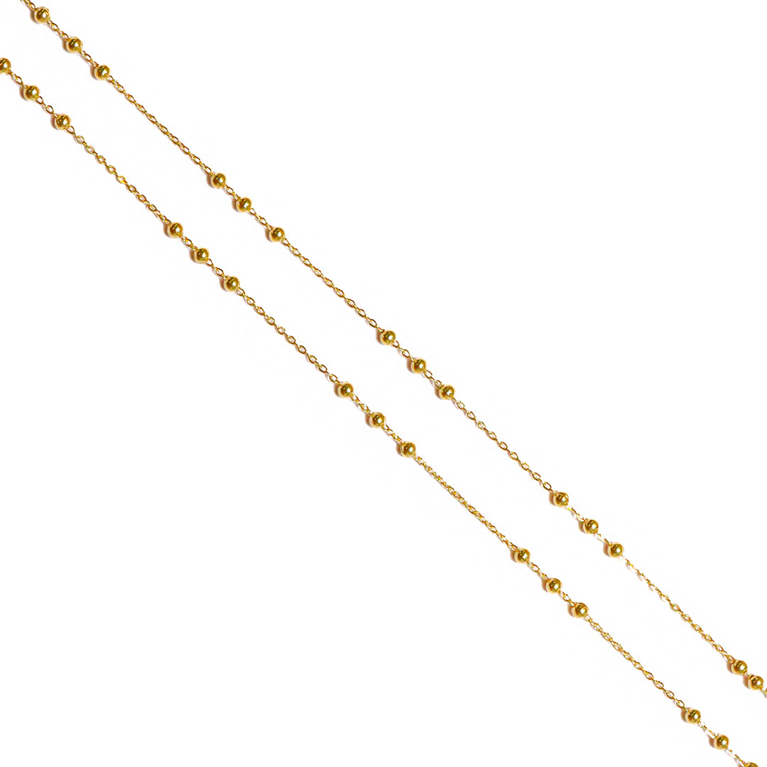 Cadena Argolla 3 Balines 45Cm
