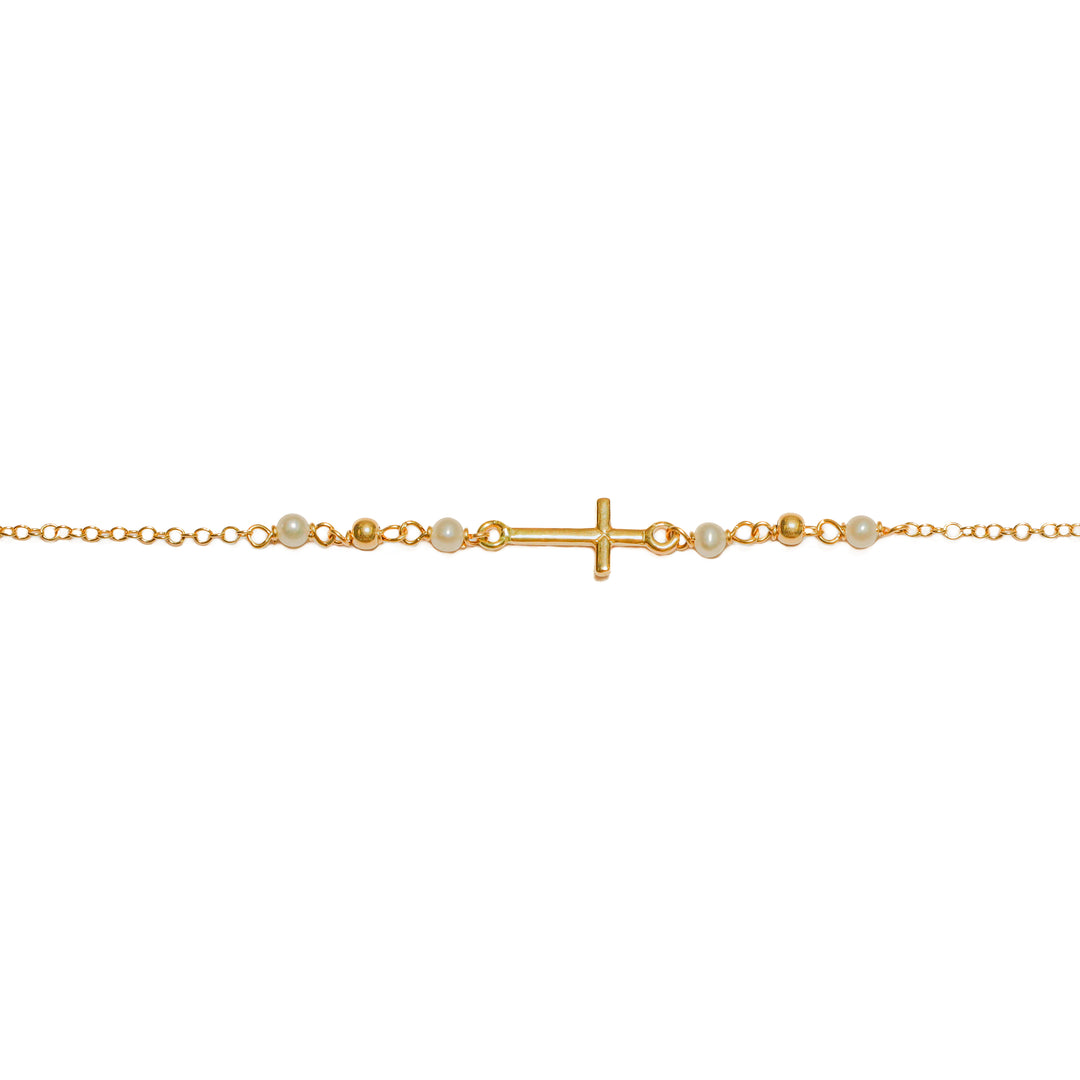 Pulsera con dije cristo