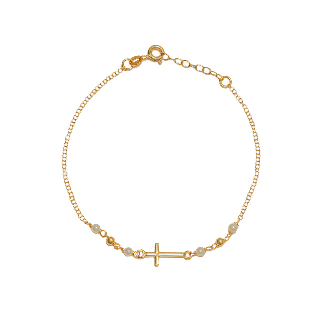 Pulsera con dije cristo