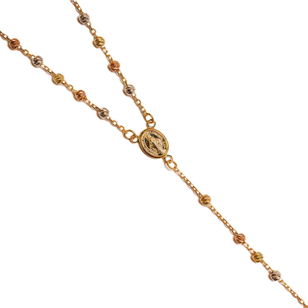 Rosario Diamantado Tres Oros #3