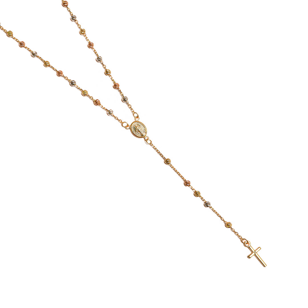 Rosario Diamantado Tres Oros #3