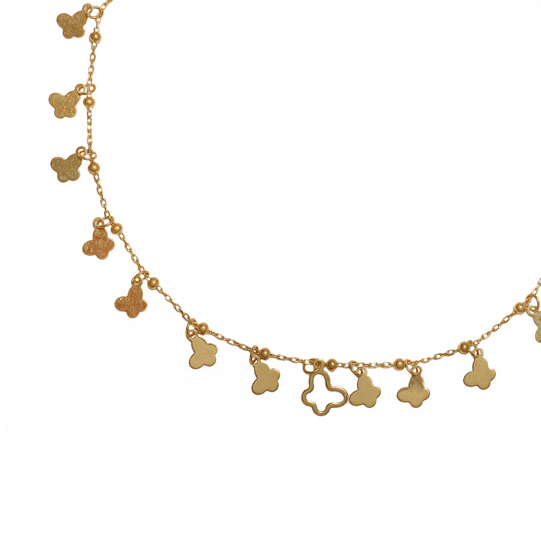 Tobillera con dijes mariposa