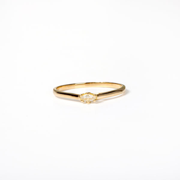 Anillo Solitario Marquise