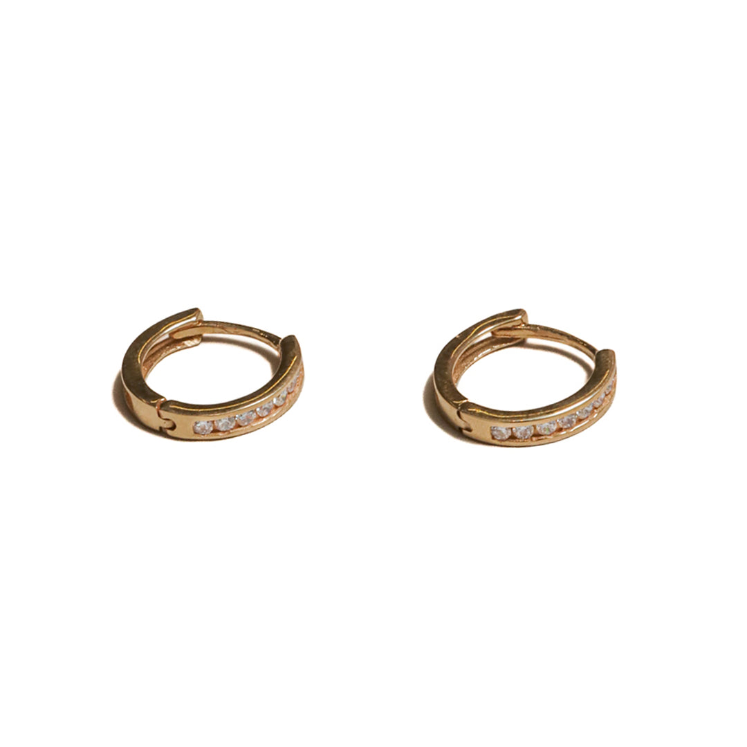 Argollas mini con circones
