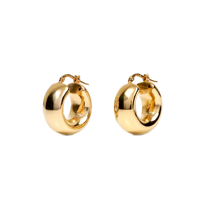 Argollas Chunky Tubulares Gruesas