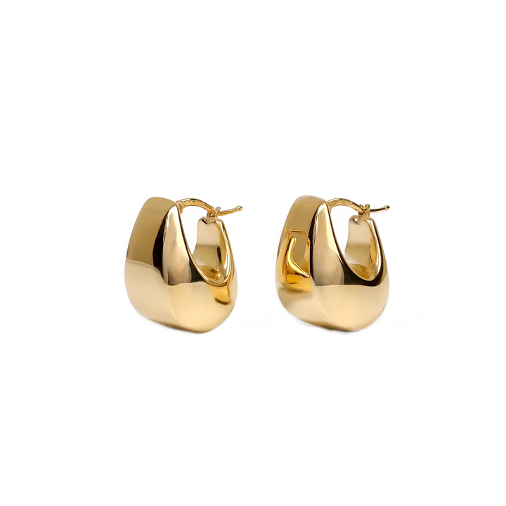 Argollas Chunky Tubulares Gruesas