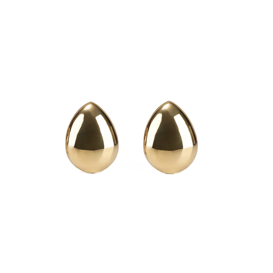 Argollas Forma de Gota Plana