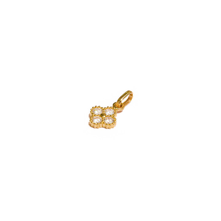 Dije Van Cleef Con Circon Blanco