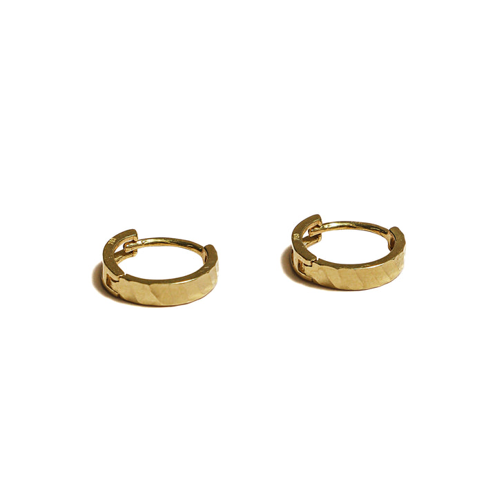 Argollas mini diamantadas