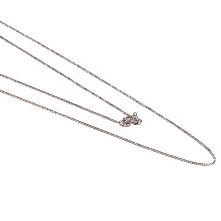 Cadena Veneciana Oro Blanco 40cm