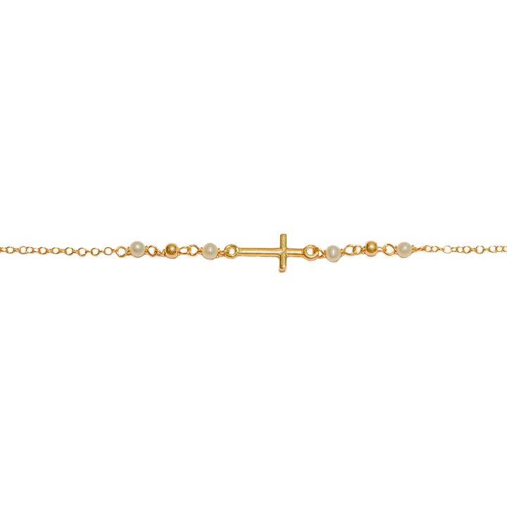 Pulsera con dije cristo
